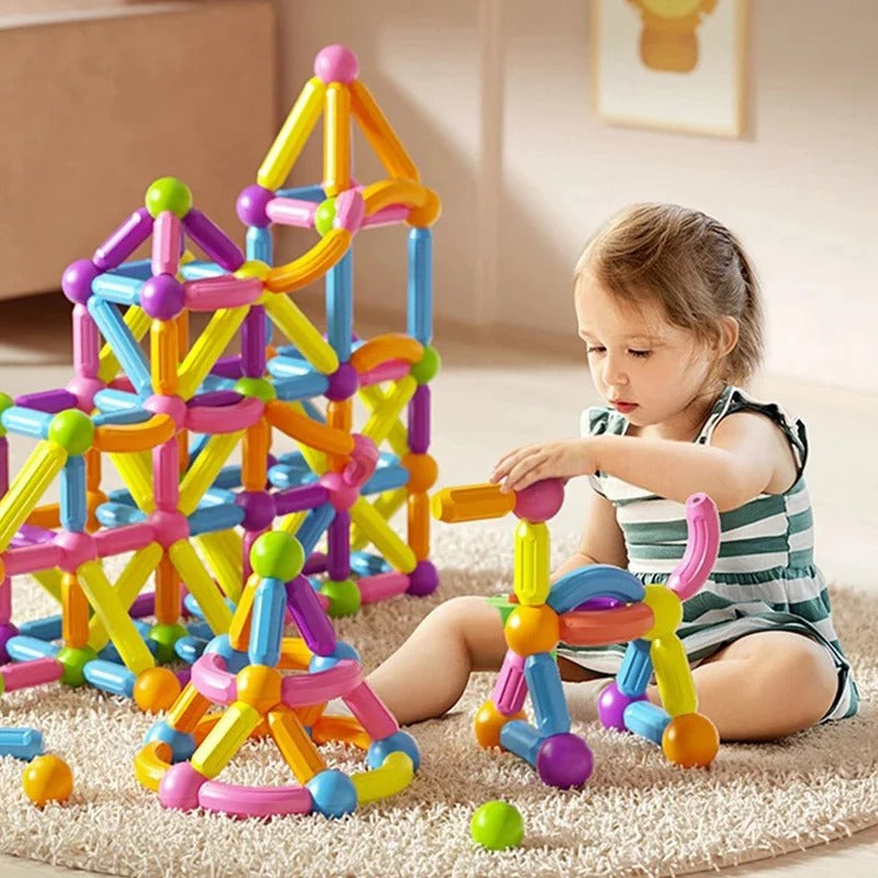 ¡BLOQUES MAGNETICOS 64 PIEZAS!