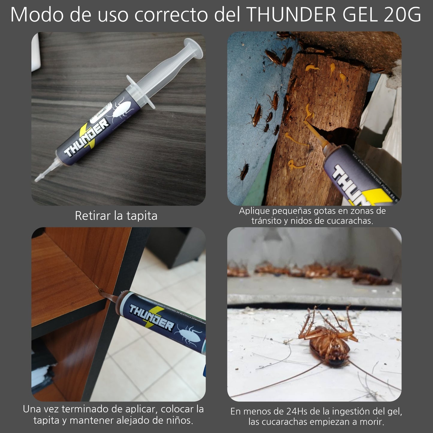 Eliminadora De Cucarachas X2 Unidades