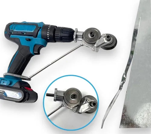 Cortador de Láminas Métalicas para Taladro