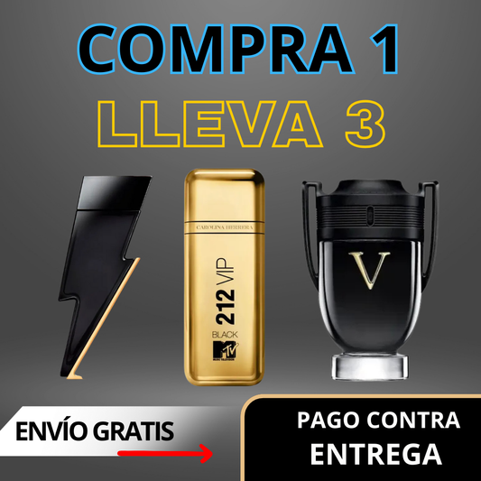 Paga 1 LLeva 3 Fragancias Irresistibles