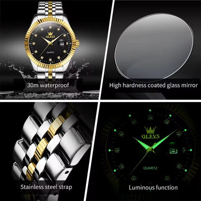 Reloj Masculino Black and Luxury Inspirado en Rolex