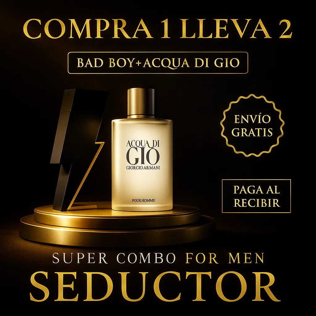 Kit Seductor: Bad Boy+Acqua di Gio